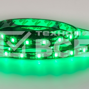 Лента LED с USB коннектором 5 В, 8 мм, IP65, SMD 2835, 60 LED/m, цвет свечения зеленый