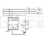 Реле контроля наличия и чередования фаз CKF-BR (монтаж на DIN-рейке 35мм; регулировка порога отключения; регулировка времени отключения; 3х400/230+N 2х8А 1Z 1R IP20) F&F EA04.002.003, фото 1
