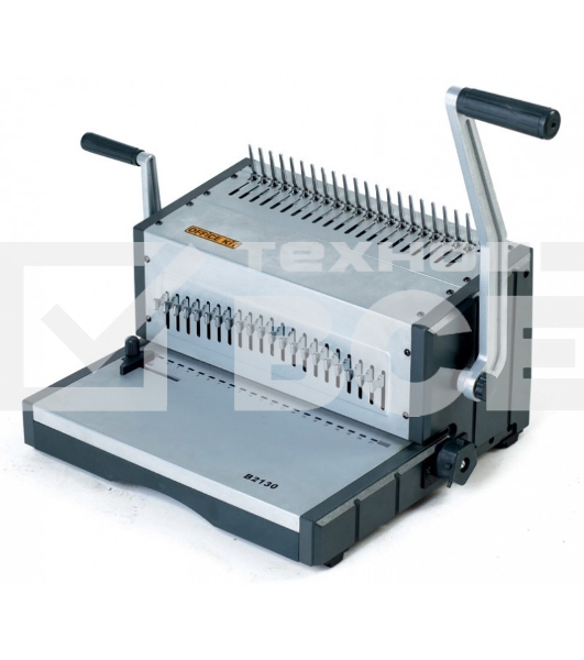 Переплетчик Office Kit B2130 A4/перф.30л.сшив/макс.500л./пластик.пруж. (4.5-51мм)