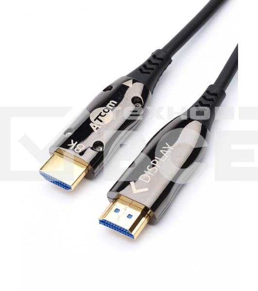 Кабель HDMI 30 м (HIGH speed, Metal gold, Optical) 8K VER 2.1 Кабель HDMI 30 м (HIGH speed, Metal gold, Optical) 8K VER 2.1