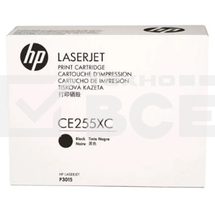 Картридж лазерный контрактный HP LaserJet CE255X Contract Black Print Cartridge