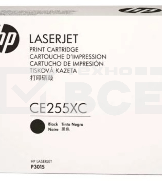 Картридж лазерный контрактный HP LaserJet CE255X Contract Black Print Cartridge