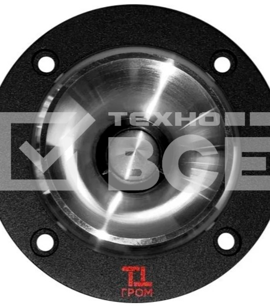 Колонки автомобильные Ural ТТ 25 ГРОМ (без решетки) 102дБ 4Ом (ком.:2кол.) твитер однополосные