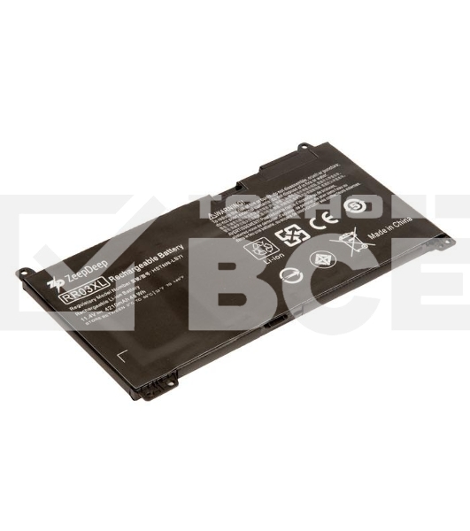 Аккумулятор для ноутбука HP ProBook G4 440, 430 G4, 450 G4, 455 G4, 470 G4, Chromebook 14 G4, 430 G5, 450 G5, 470 G5, 440 G5, 455 G5 (RR03XL) ZeepDeep Energy 48Wh, 4210mAh, 11.4V