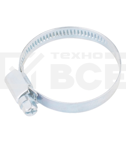 Хомуты Сибртех нержав. сталь, стандартное болтовое крепление 70-90 мм, ширина 9 мм, 25 шт.