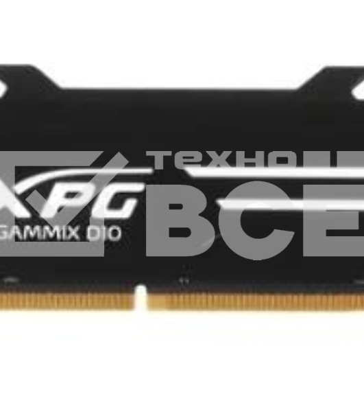 Оперативная память XPG Gammix D10, DDR4, 8GB (1x8GB), 3600MHz, CL18, с радиатором, черный