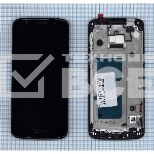 Дисплей для Motorola Moto G6 черный