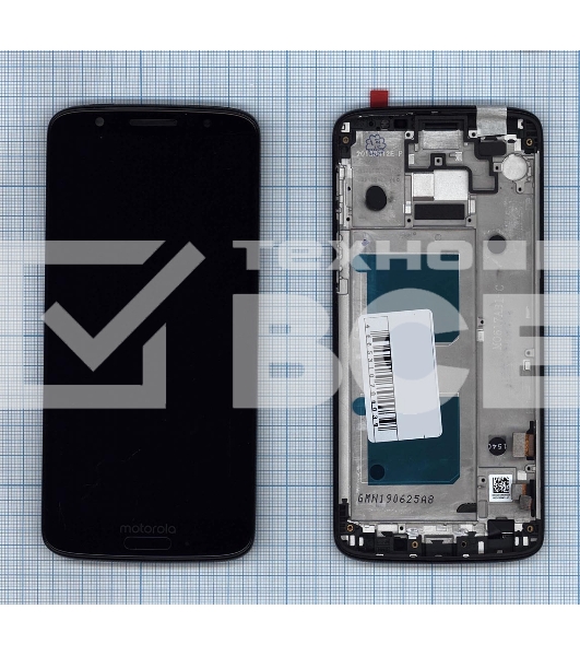 Дисплей для Motorola Moto G6 черный