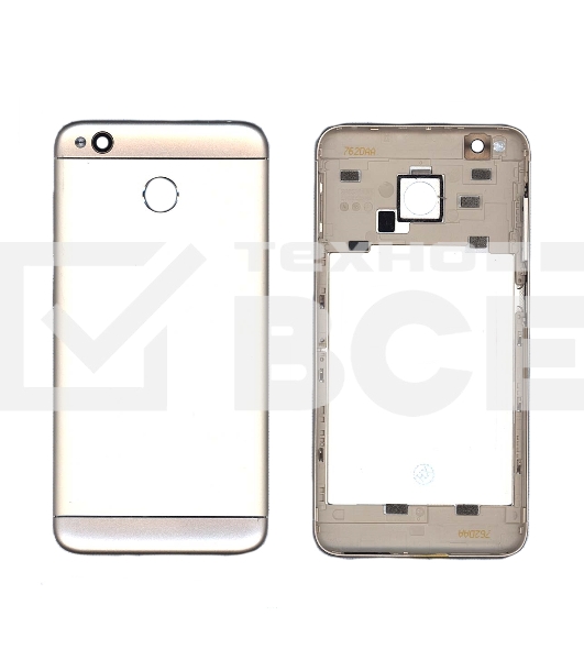 Задняя крышка для Xiaomi Redmi 4X  золотая