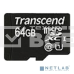 Флеш карта microSDXC 64Gb Class10 Transcend TS64GUSDU1 + adapter, фото3