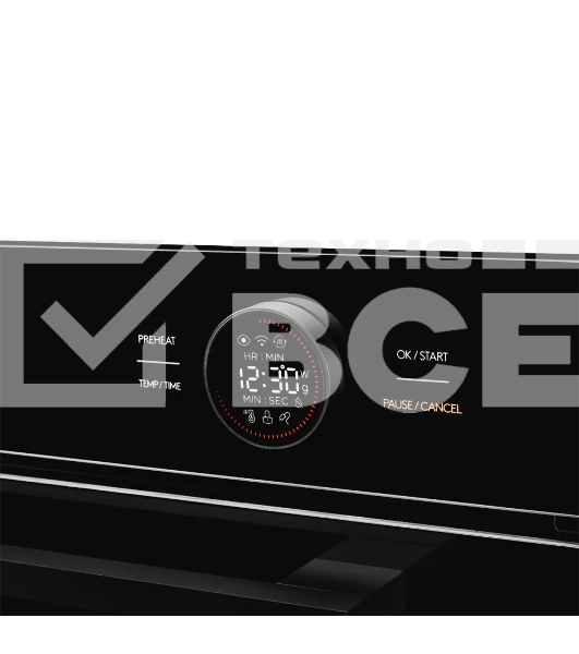 Встраиваемый духовой шкаф Kuppersberg HT 612 Black ШхВхГ: 59.5х59.6х56.5 см, 72 л, А+, гидролизная очистка, черный цвет