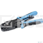 Инструмент для обжима проводников Cabeus, RJ-45, RJ-12, RJ-11 (8P8C, 6P6C, 6P4C, 4P4C), профессиональный, (HT-2008AR), фото 1