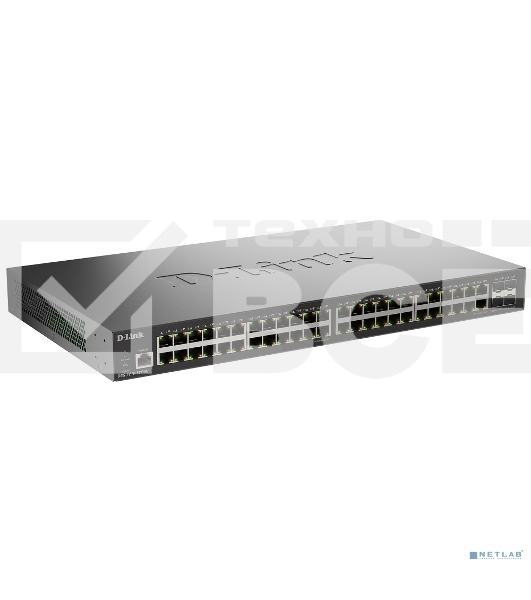 Коммутатор D-Link DGS-1210-52X/ME/C1A 48x1Гбит/с 4SFP+ управляемый