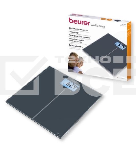 Весы напольные электронные Beurer GS280 BMI макс.180кг черный