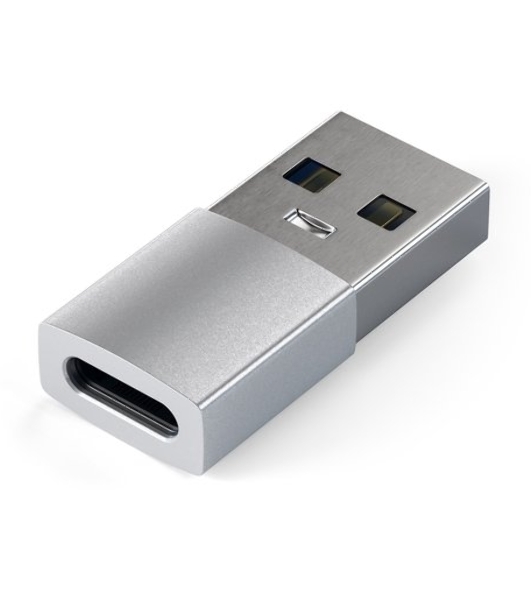 Адаптер Satechi USB Type-A to Type-C. Цвет серебристый.