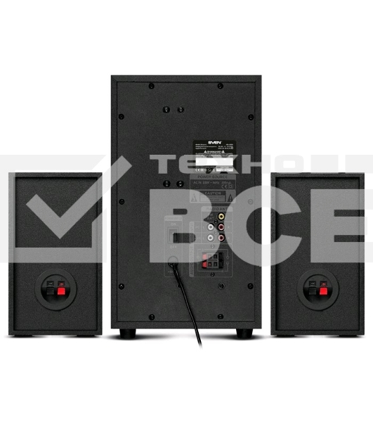 Акустическая система 2.1 SVEN MS-2250 / 80 Watt / ~230V 50Hz / Bluetooth / Black