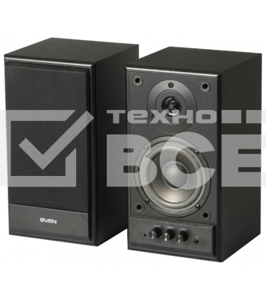 Колонки Sven SPS-702 2.0 черный 40Вт