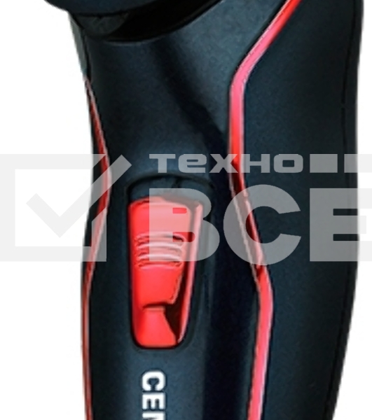 Бритва Centek CT-2171 (черн) ротор 3D, +ВЛАЖНОЕ БРИТЬЁ, 3 плав.головки, 2-ные лезвия, до 50 мин раб