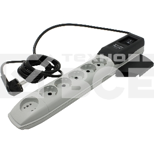 Сетевой фильтр ZISPilot Pro 6 розеток (5 евро + 1Gadget Parking) 5 м, автомат защиты Surge protector Pilot PRO 6 outlets (5 euro + 1 without ground) 10A / 2.2kVt, 5m, automatic circuit-breaker