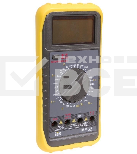 Мультиметр цифровой Professional MY62I ИЭК TMD-5S-062