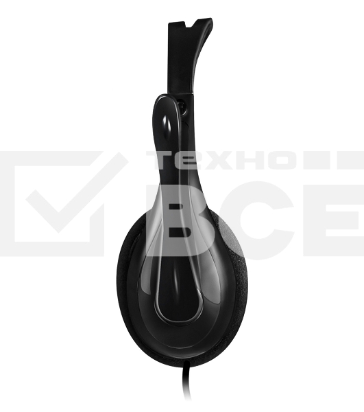 Наушники с микрофоном A4Tech HU-9 черный 1.8м накладные USB оголовье (HU-9 (BLACK))