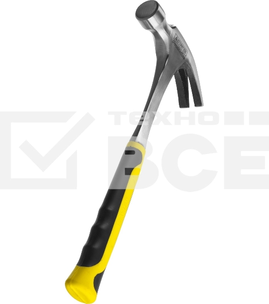 Молоток-гвоздодер STAYER STRIKE 2025-560 560 г цельнометаллический столярный