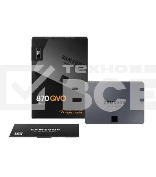 Накопитель SSD Samsung 870 QVO, 8TB, SATA III, 2.5