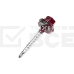 Саморез кровельный 4,8х35, окрашенный RAL 3005, короб (250 шт/уп) KRANZ, фото2