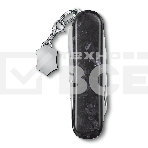 Нож перочинный Victorinox Classic Brilliant Carbon (0.6221.90) 58мм 5 функций черный/серебристый подар.коробка, фото4