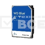 Жесткий диск Western Digital SATA 6TB 6GB/S 256MB BLUE WD60EZAX WDC, фото 1