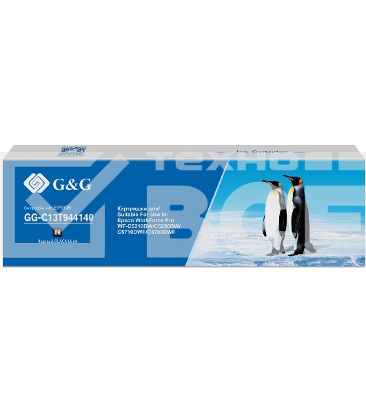 Картридж струйный G&G GG-C13T944140 черный (66мл) для Epson WorkForce Pro WF-M5299DW/M5799DWF/M5298DW