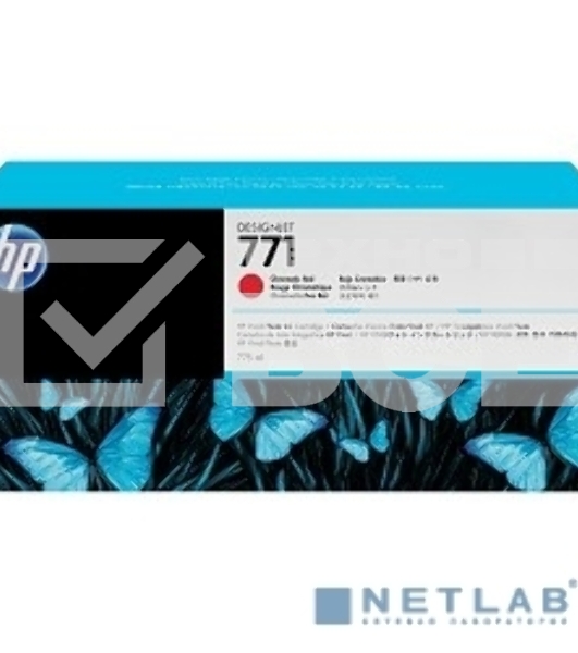 Картридж струйный HP №771C B6Y08A хроматический красный для HP DJ Z6200 (775мл)
