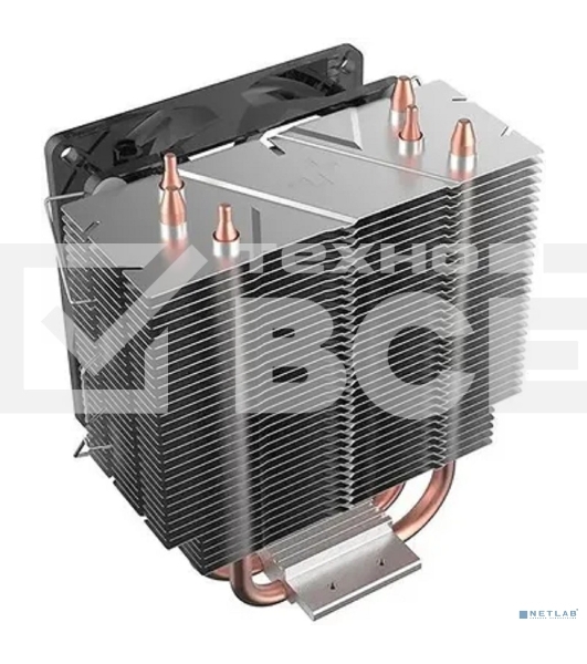 Кулер для процессора DEEPCOOL GAMMAXX 300 FURY серебристый, 95 мм, алюминий/медь, 1800 об/мин, 21 дБ, 4 pin, 130 Вт, 130.5 мм