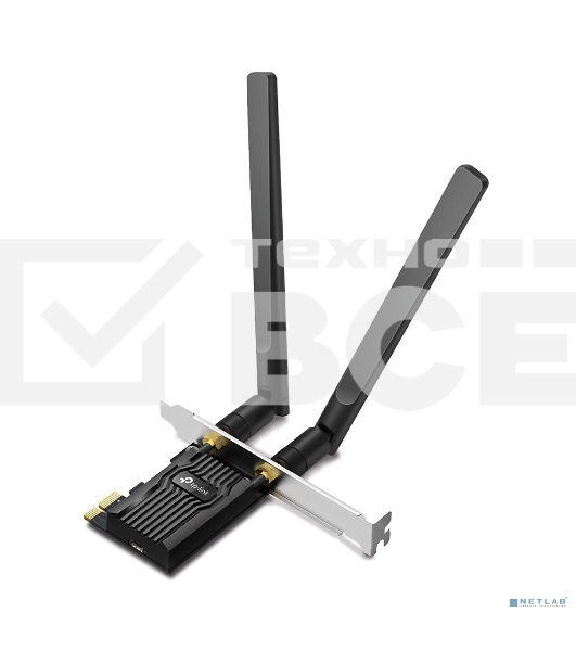 Двухдиапазонный адаптер PCI Express TP-Link Archer TX20E с поддержкой Wi-Fi AX1800 и Bluetooth 5.2