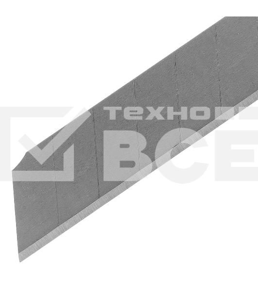 Лезвия Denzel 18 мм, сталь SK5 - 0,5 мм, 10 шт.