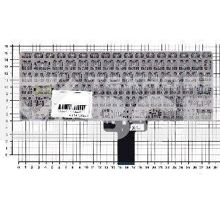 Клавиатура для ноутбука Asus K413JA серебристая