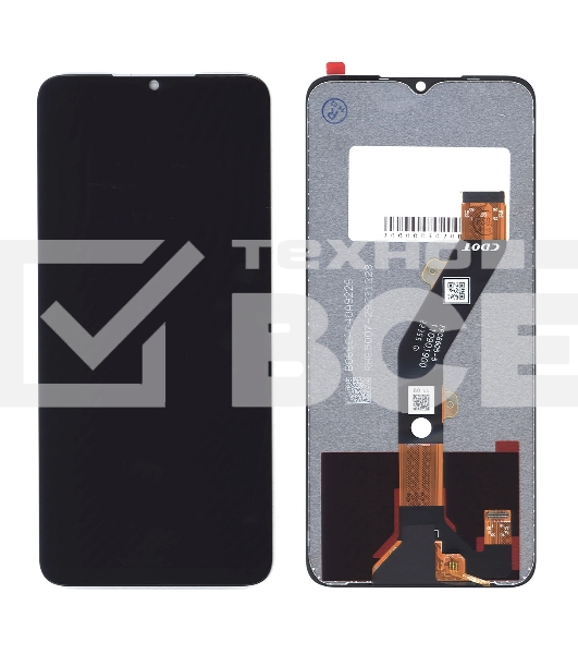 Дисплей для Tecno Spark Go 2023 (BF7) в сборе с тачскрином черный