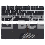 Клавиатура для ноутбука HP Envy 4-1000 Envy 6-1000 черная с серебристой рамкой и подсветкой, фото4
