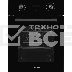 Духовой шкаф электрический Monsher MOE 4592 Noir ширина 45 см, High-Tech, 50 л, гидролизная очистка, 9 режимов, черный, фото6