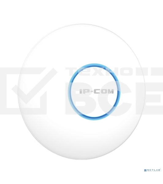 Потолочная двухдиапазонная точка доступа IP-COM Pro-6-Mini, 2,4/5 ГГц, до 1501 Мбит/с, PoE, LAN 1x1 Гбит/с