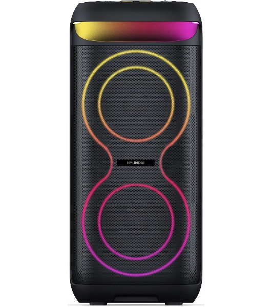 Минисистема Hyundai H-MC1237 черный 40Вт FM USB BT micro SD