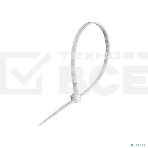 Стяжка (хомут) нейлоновая ExeGate EX293135RUS CV66-400x7.5W (нейлон 6.6, 400x7.5 мм, неоткрывающаяся, halogen free, -40°C - +85°C, белая, 100 шт), фото4