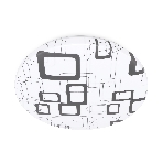 Потолочный светодиодный светильник Ambrella light FZ1043 WH/BK белый/черный 21W 6400K D320*55 (Без ПДУ), фото4