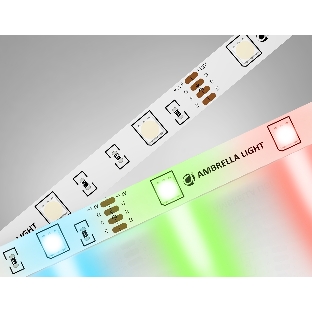 Светодиодная лента Ambrella light GS2201 5050 30Led/ 7.2W m/ 12V IP20 RGB /5000*10*1.87mm (4 конт.)