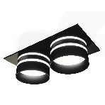 Комплект встраиваемого светильника Ambrella light XC7636042 SBK/FR черный песок/белый матовый MR16 GU5.3 (C7636, N7142), фото3