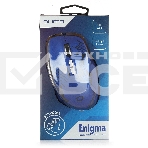 Мышь проводная Qumo Office Enigma M59 синий, 2400 dpi, USB, кнопки - 7, фото 1
