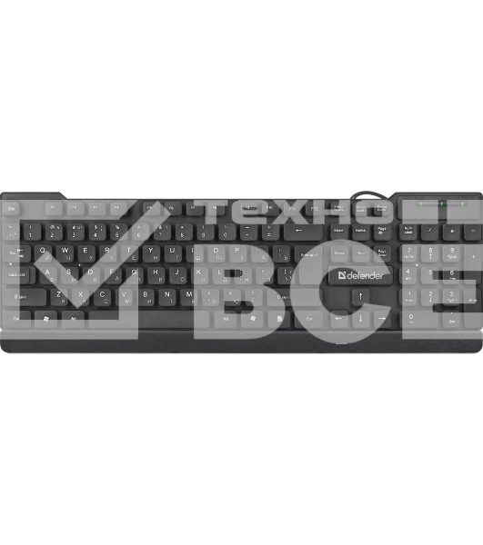 Клавиатура Defender Element HB-190 проводная, USB, черный