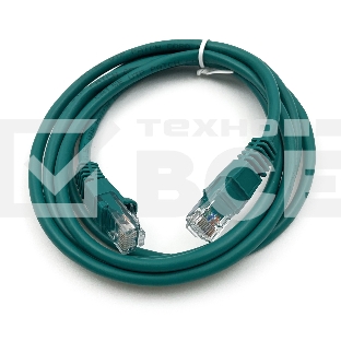 Патч-корд Buro UTP cat5E 1.5м зеленый RJ-45 (m)-RJ-45 (m)