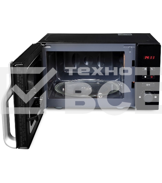 Микроволновая печь Hyundai HYM-M2061 черный, 20 л, 700 Вт, переключатели - поворотный механизм/кнопки