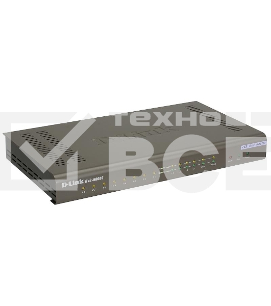 Интернет-телефония D-Link DVG-5008SG/A1A Голосовой шлюз с 8 FXS-портами, 1 WAN-портом 10/100/1000Base-T и 4 LAN-портами 10/1000Base-T